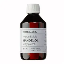 wesentlich. Mandelöl kaltgepresst von wesentlich. 250 ml