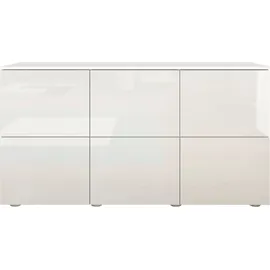 borchardt Möbel Rova 139 x 72 x 35 cm Weiß hochglanz