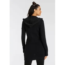 KangaROOS Kapuzenstrickjacke Schwarz 48/50