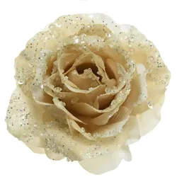 Künstliche Rose Clip Kunstblumen Kunstrosen Dekoblume Hochzeit Christbaumschmuck