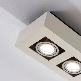 ARCCHIO Vince 3-flammig Aluminium weiß/chrom