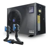 Wärmepumpe AquaForte Full Inverter 18,0 kW inkl. Wi-Fi und Bypass Pool Heizung Wassererwärmung Titan Wärmetauscher