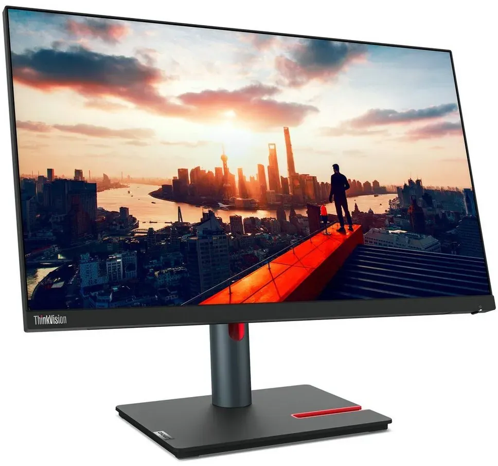 Lenovo Lenovo ThinkVision P24h-30, LED-Monitor, (QHD, LED-Monitor (2560 x 1440 Pixel px) schwarz