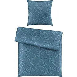 Bettwäsche Alex Design in Blau  ca. 135x200cm