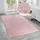 Bruno Banani Shaggy Soft Hochflorteppich 70 x 140 cm Rosa