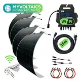 myvoltaics MyUltraleicht Balkonkraftwerk 1240 Watt mit 4 Modulen nur je 5kg