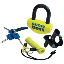 Oxford Boss 12.7mm, Bremsscheibenschloss gelb für Männer