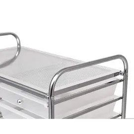 Costway Rollwagen mit 15 stapelbaren Schubladen,