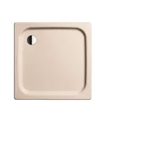 Kaldewei Duschplan Duschwanne 440348040030 90x90x6,5cm, mit Träger, bahamabeige