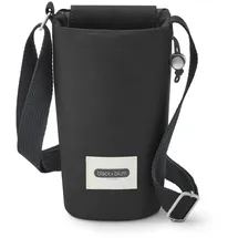 Black+Blum BLACK + BLUM Isolierte Flaschen-Tasche, Schwarz, Nachhaltige Lunchbag aus recyceltem PET, Perfekt für Getränke unterwegs, Wasserabweisend & auslaufsicher, Ideal für Arbeit, Wandern & Festivals