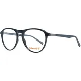 Timberland Brille TB1742 001 Herren Schwarz Rund Voller Rand Plastik Rahmen 54mm