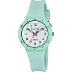 Quarzuhr CALYPSO WATCHES "Sweet Time", grün (hellgrün), Armbanduhren, Kinder, Armbanduhr, Kinderuhr, Geschenkidee, Geburtstag, Schulanfang