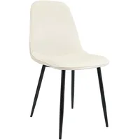 CLP Esszimmerstuhl Maryam, creme/Samt