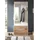 xonox.home Polo Garderobenschrank 80x190x38 cm weiß