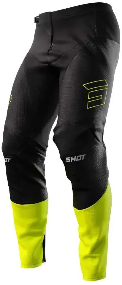 Shot Contact Patrol Offroad-hosen - Black / Fluo Yellow - 34