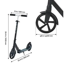 Vevor Scooter Schwarz