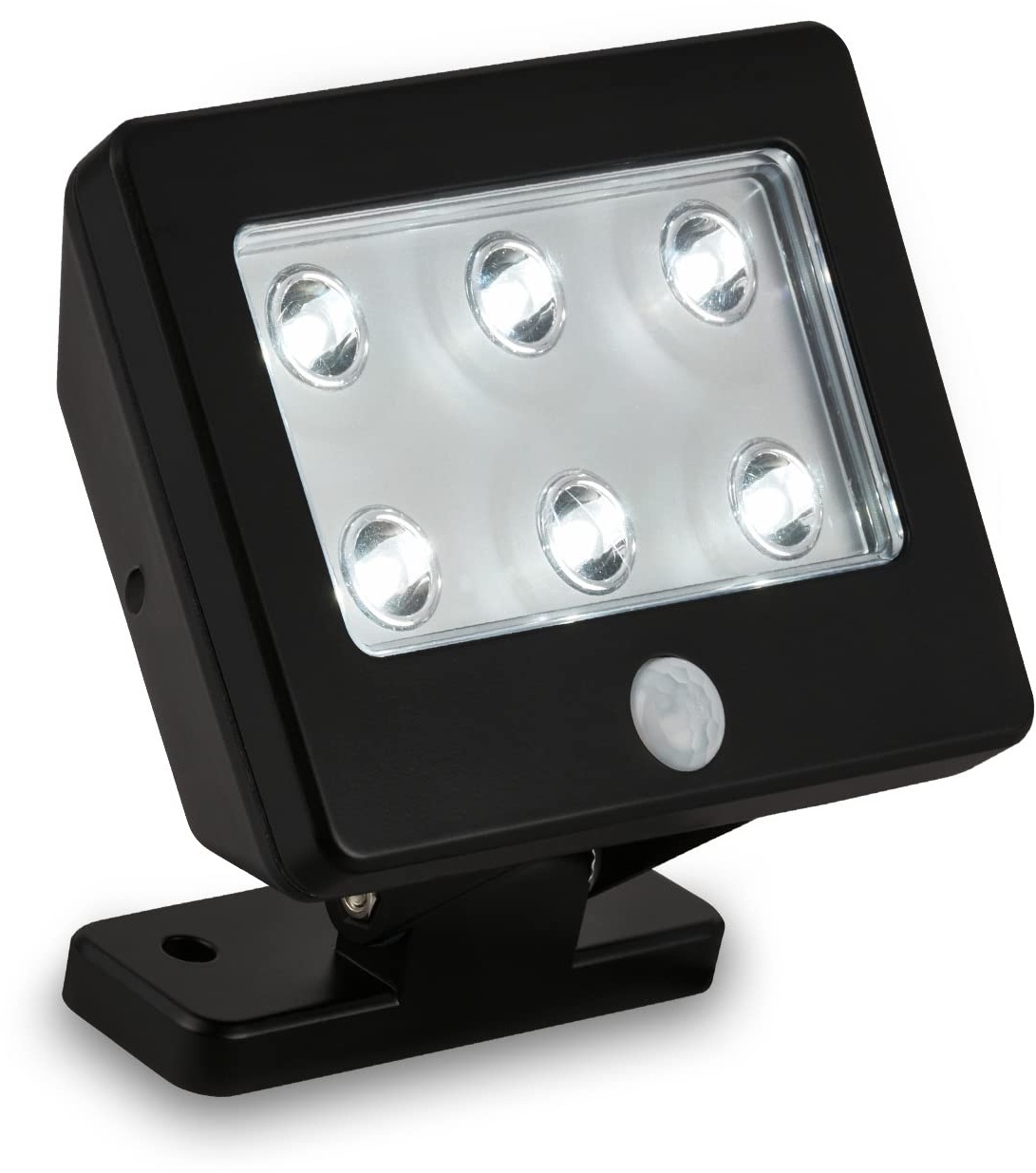 BRILONER Leuchten - LED Außenlampe mit Bewegungsmelder, Neigbare Außenleuchte IP54, LED Außenwandleuchte Wasserfest, LED Wandleuchte aussen, Schwarz, 2276-065