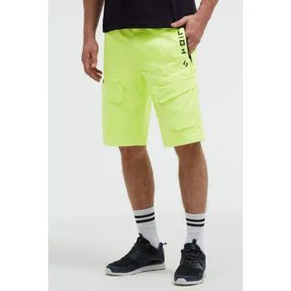 Shorts CAMP DAVID, Herren, Gr. XXL, Normalgrößen, grün, Twill, Material: 97% Baumwolle, 3% Elasthan, bedruckt, regular fit knielang, Hosen Shorts