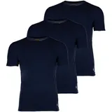 Ralph Lauren POLO RALPH LAUREN Herren T-Shirts, 3er Pack - CREW 3-PACK-CREW UNDERSHIRT, Rundhals, Baumwolle Dunkelblau XL