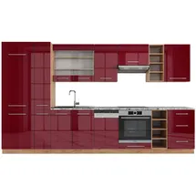 Vicco Küchenzeile Fame-Line 355 cm rot