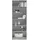 Die Möbelfundgrube Bücherregal OPTIMUS 72 x 34 x 198 cm Grau