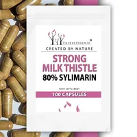 MILK THISTLE - Forest Vitamin - Milk Thistle Extract 10000 mg - 100 Kapseln - Mariendistel - Gesundheit und Schönheit.
