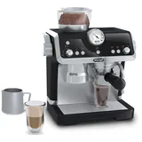 Casdon De'Longhi Spielzeug. Barista-Kaffeemaschin. Spielzeug-Küchen-Spielset für Kinder mit beweglichen Teilen, realistischen Geräuschen und mag... - Schwarz