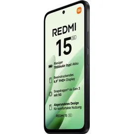 Xiaomi Redmi 15 5G 256 GB Midnight Black