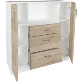 VCM Unterschrank Küchenschrank Esilo 109 x 40 x 110 cm Braun