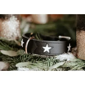 Hunter Magic Star Halsband Schwarz 42 cm