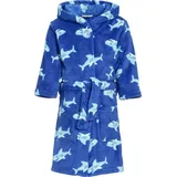 Playshoes Fleece-Bademantel Hai, Blau | Gr.: 110/116
