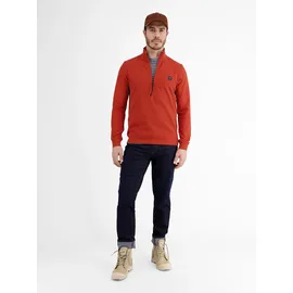 Lerros Sweatjacke »LERROS Sweat-Troyer in Strukturqualität« Lerros LAVA RED