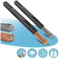 STAHLWERK Schweißstäbe WIG Set Stahl und Edelstahl 1,6 mm