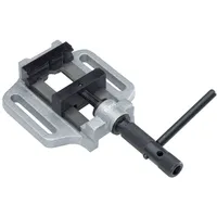 ELMAG Maschinenschraubstock Metall 75 mm grau