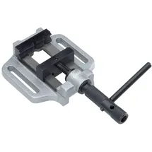 ELMAG Maschinenschraubstock Metall 75 mm grau