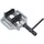ELMAG Maschinenschraubstock Metall 75 mm grau