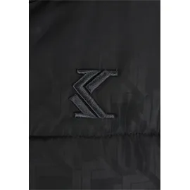 Karl Kani OG AOP Crop Puffer Jacket - schwarz