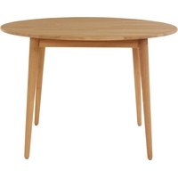 Andas Esstisch Toarp, Massivholz Eiche Esszimmertisch im Scandi Look,