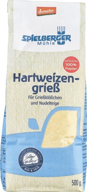 Spielberger Hartweizengrieß demeter 500g