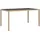 vidaXL Gartentisch 150 x 90 x 75 cm Beige