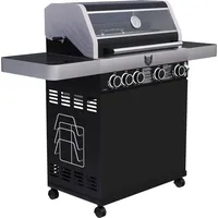 Maxxus 600074-00019-0001 Barbecue - 4 Edelstahl Brenner + Seitenbrenner,