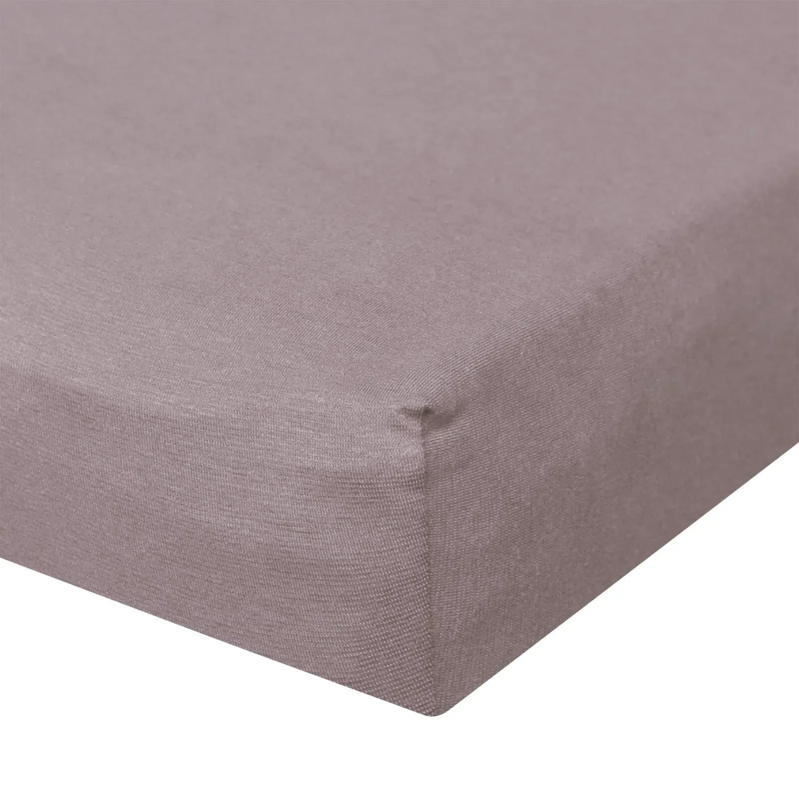 BettwarenShop Jersey Spannbetttuch Ultra-Stretch 140x200 - 160x220 cm | aubergine - lila