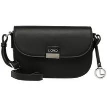 L.Credi Janina Umhängetasche Kunstleder Black/Silver