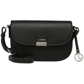 L.Credi Janina Umhängetasche Kunstleder Black/Silver