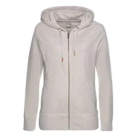 bench. loungewear Sweatjacke Damen beige-meliert Gr.40/42