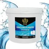 HAF® Schnelllösliche Chlortabletten 20g mit hohem Aktivchlor Gehalt | Chlortabs 20g, 5 kg | S-Tabletten für Desinfektion von Pool, Schwimmbad & Whirlpool - Qualität: Made in Europe - Menge: 1 x 5 kg