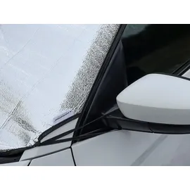 Carmotion Windschutzscheibenabdeckung 100x200 cm + 2 Klappen 25 cm