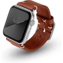 JT Berlin Smartwatch-Armband Watchband Alex Vintage, [Apple Watch Ultra / Series 4-8 Echtleder-Armband] braun (180mm – 225mm)