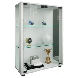 VCM Standvitrine Sintalo 60 x 25 x 80 cm Weiß