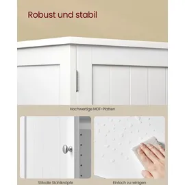 VASAGLE Schuhschrank 35 x 80 x 70 cm grau / grau